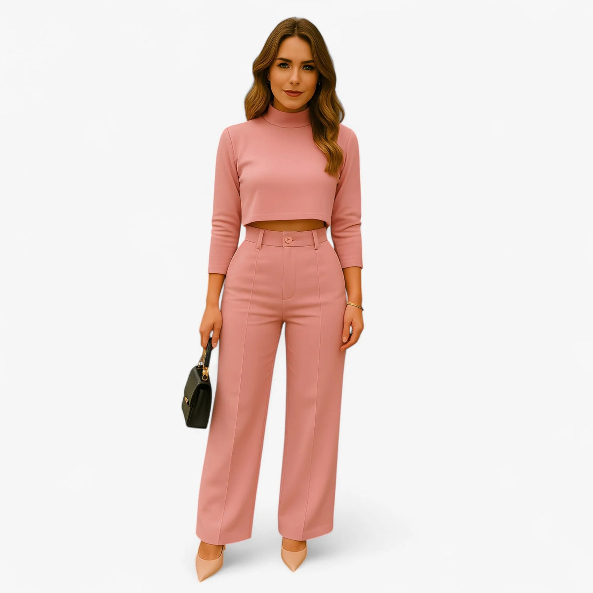 Ensemble Femme Haut et Pantalon – Coupe Fluide