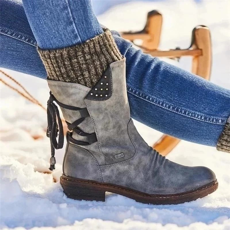 Bottes d'Hiver Femme Doublées – Fermeture Zippée