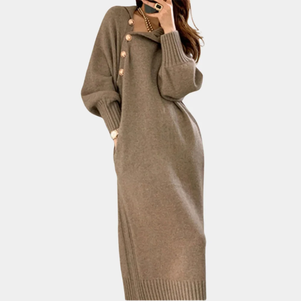 Robe Pull Longue Femme – Coupe Ample
