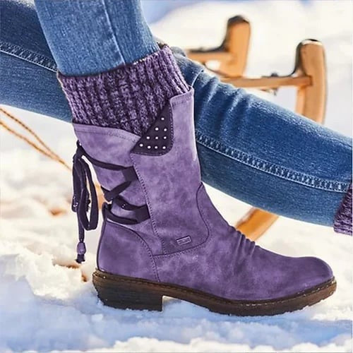 Bottes d'Hiver Femme Doublées – Fermeture Zippée