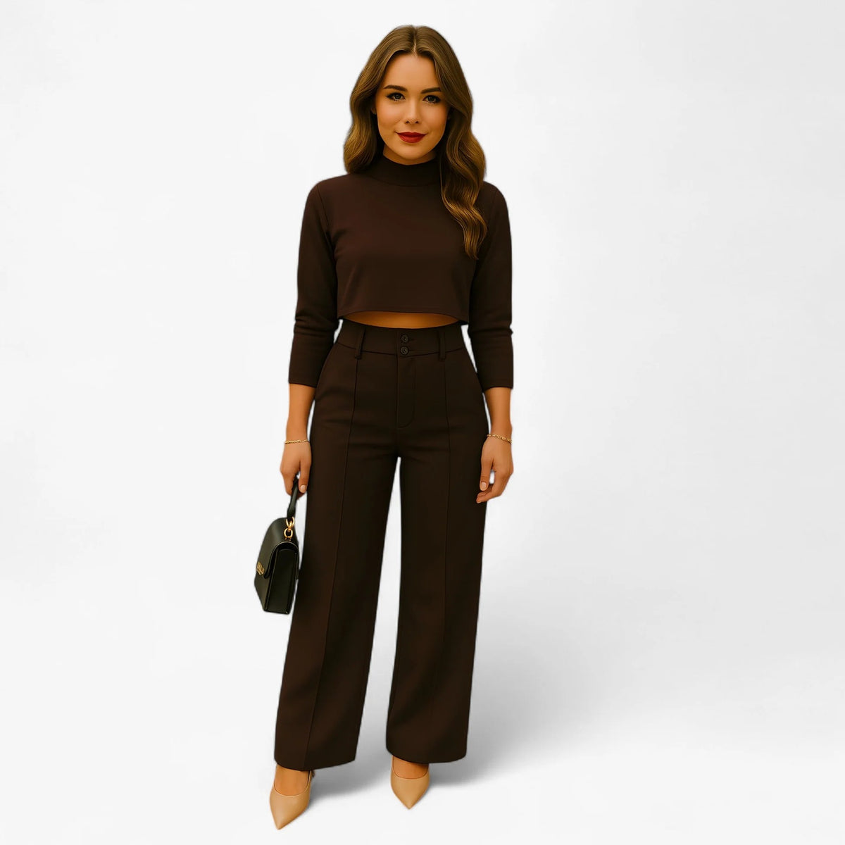 Ensemble Femme Haut et Pantalon – Coupe Fluide