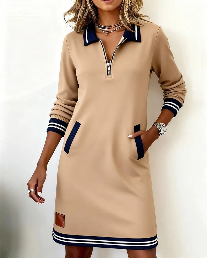 Robe Polo Femme – Col Zippé