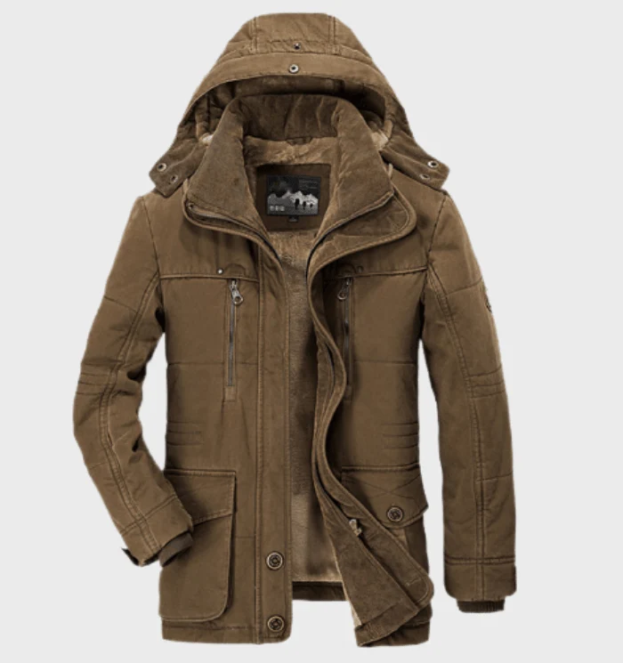 Parka Homme à Capuche – Coupe Regular