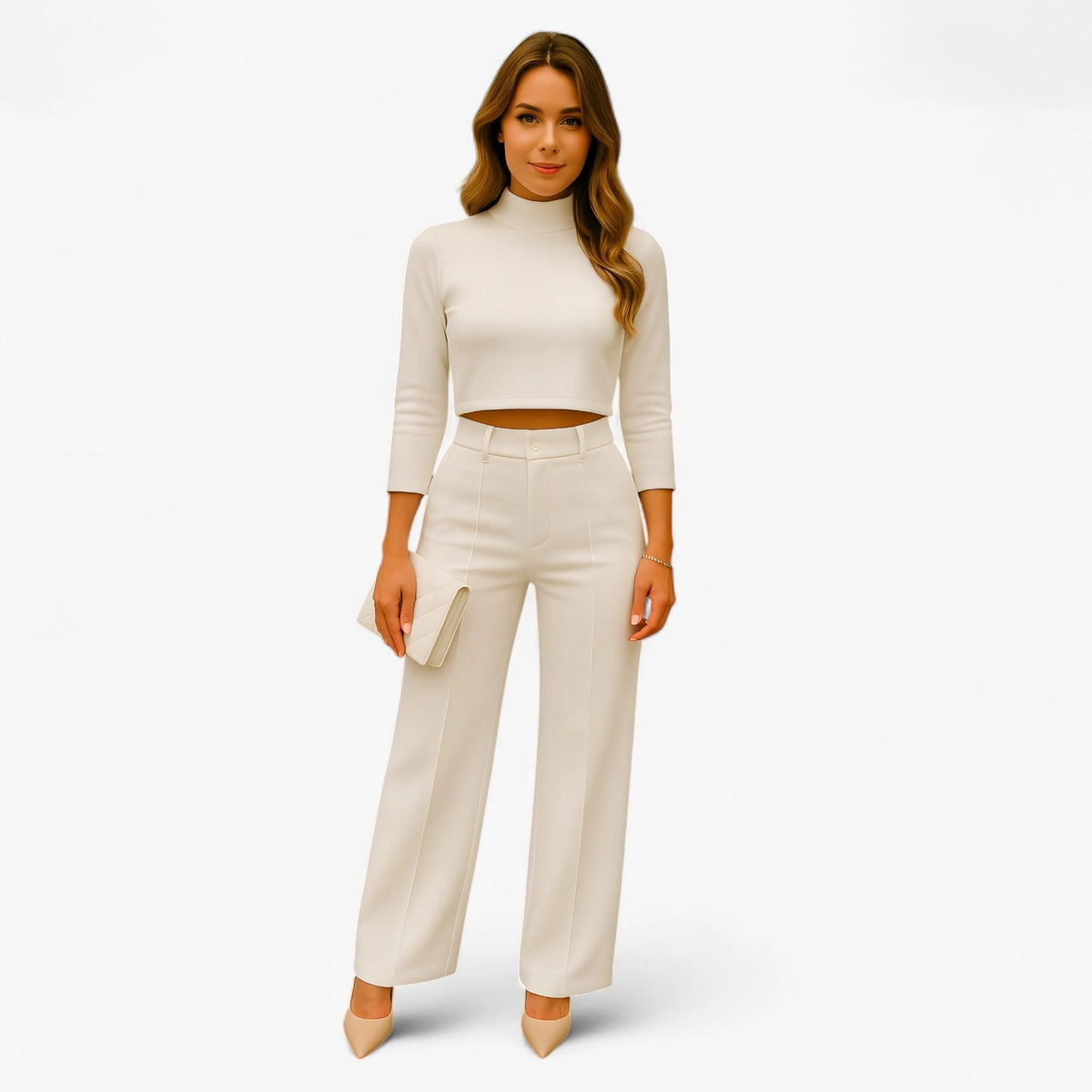 Ensemble Femme Haut et Pantalon – Coupe Fluide