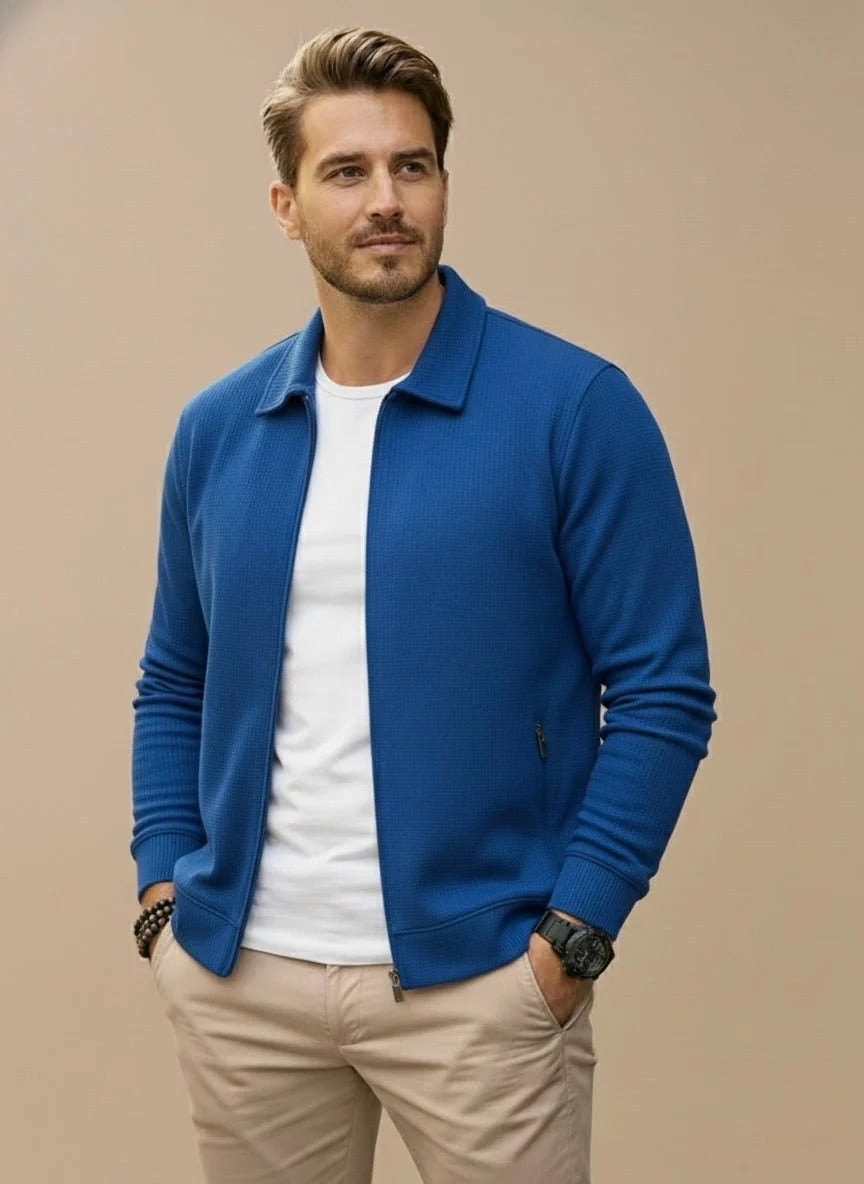 Gilet Zippé Homme – Col Montant
