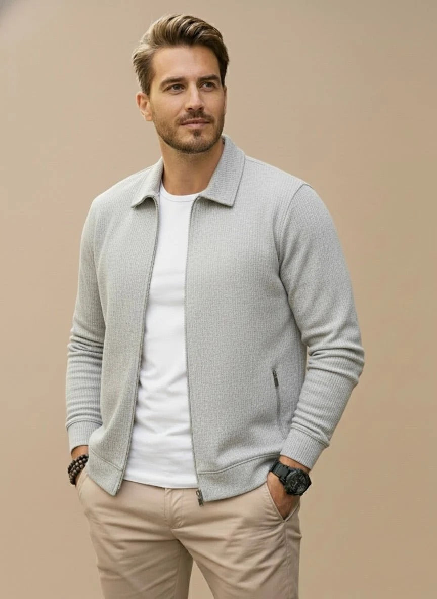 Gilet Zippé Homme – Col Montant