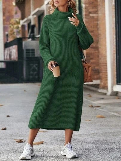 Robe Pull Col Roulé Femme – Coupe Ample