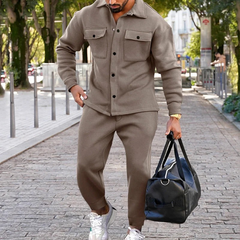 Ensemble Homme Chemise et Pantalon – Col Classique