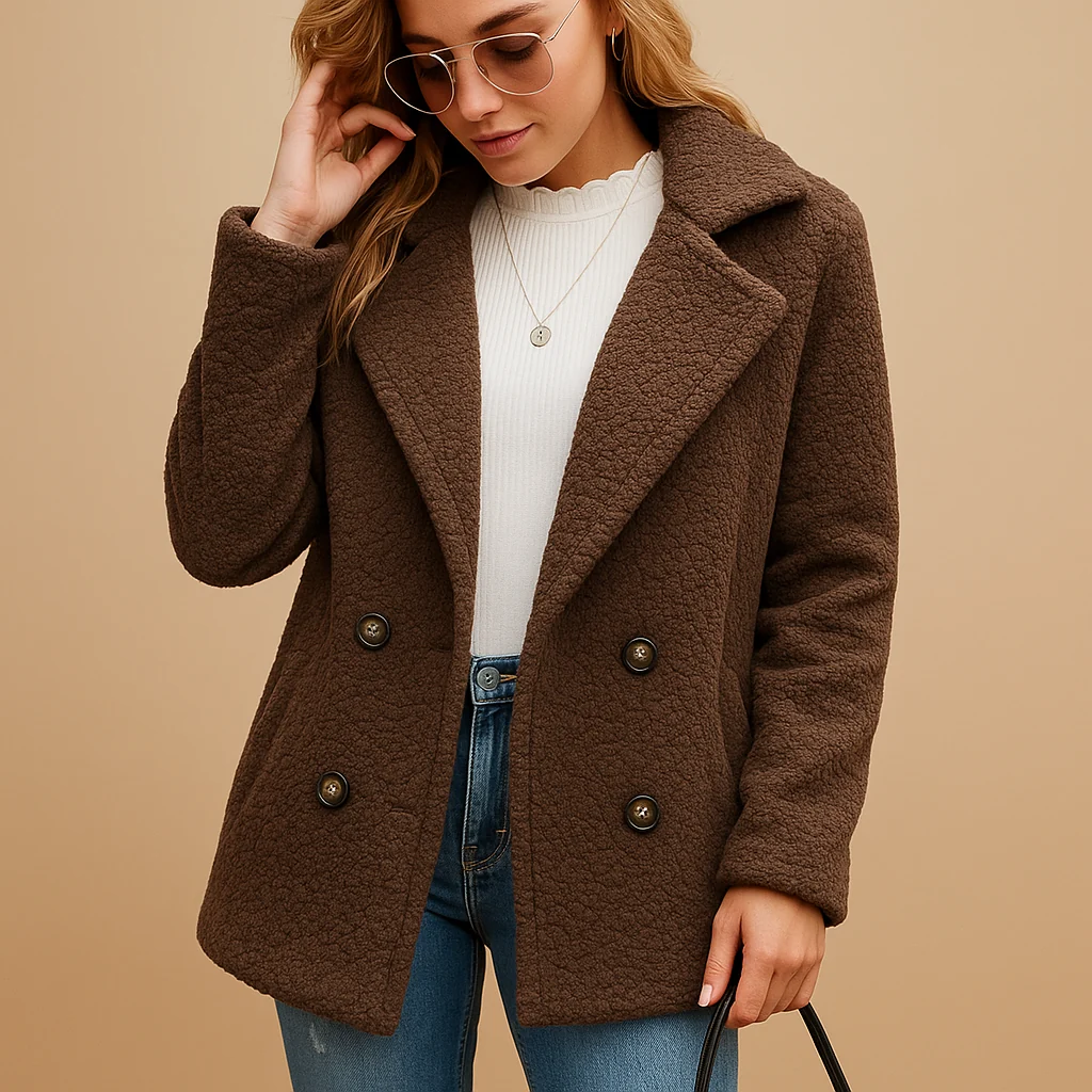 Manteau Court Femme – Coupe Cintrée