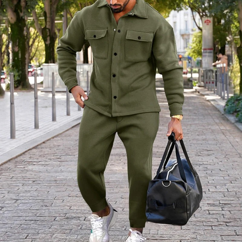 Ensemble Homme Chemise et Pantalon – Col Classique