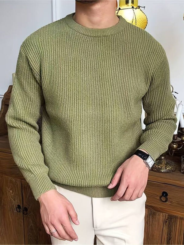 Pull Col Rond Homme – Coupe Regular
