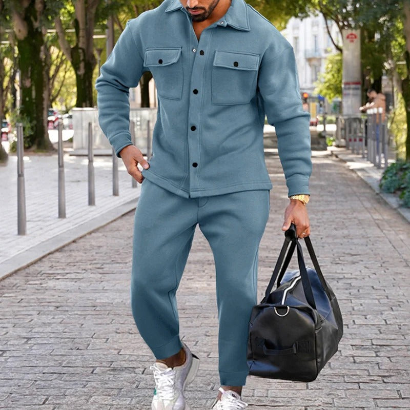 Ensemble Homme Chemise et Pantalon – Col Classique