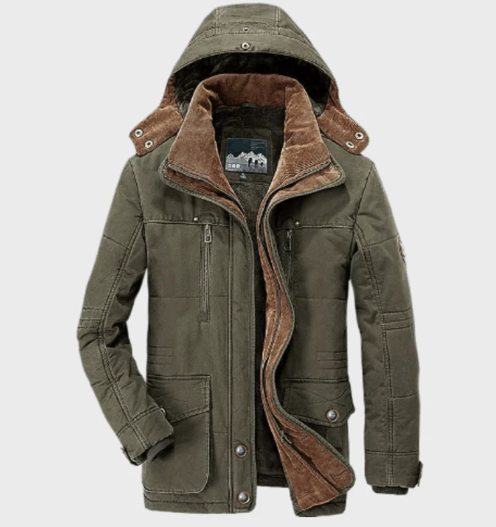 Parka Homme à Capuche – Coupe Regular