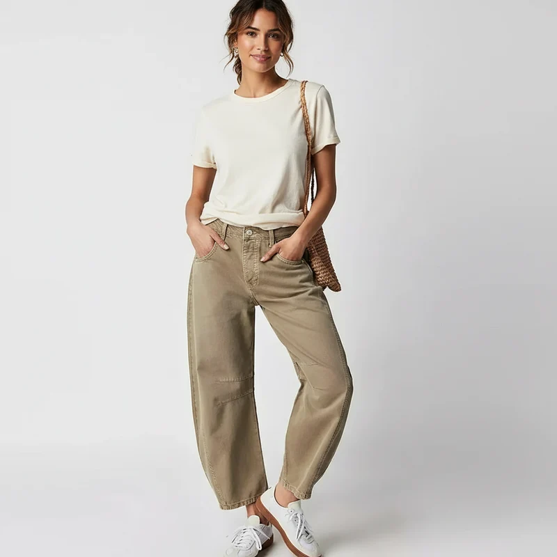 Jean Baggy Femme – Taille Haute
