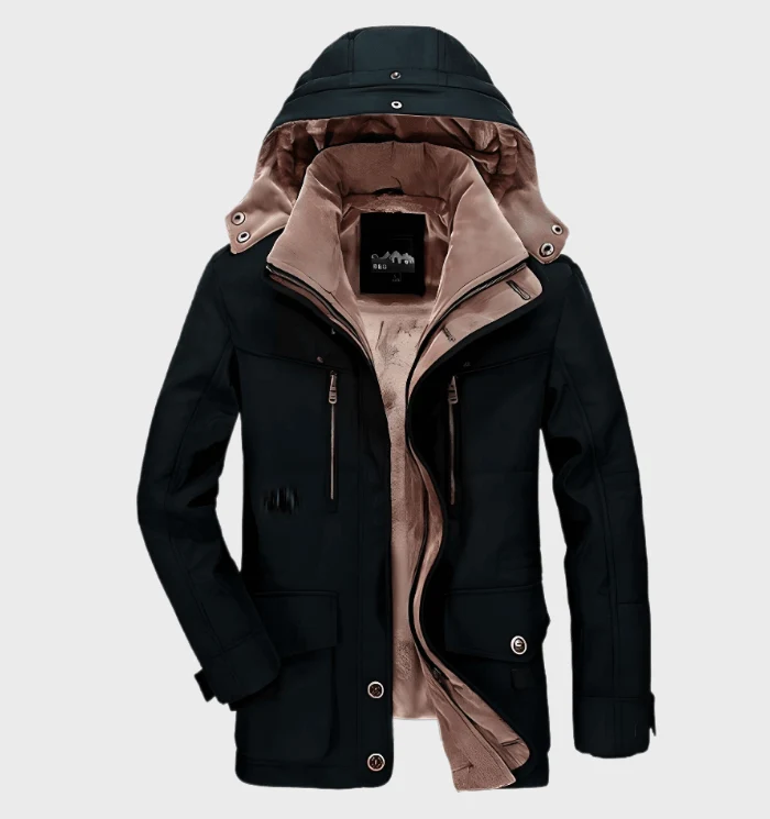 Parka Homme à Capuche – Coupe Regular