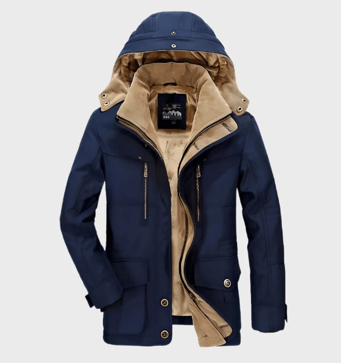 Parka Homme à Capuche – Coupe Regular