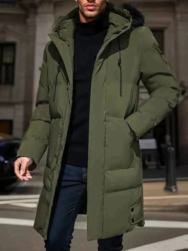 Parka d'Hiver Homme Doublée – Capuche Réglable