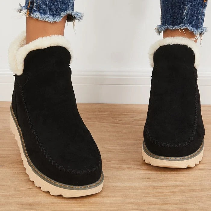 Bottines Femme Doublées – Zip Latéral