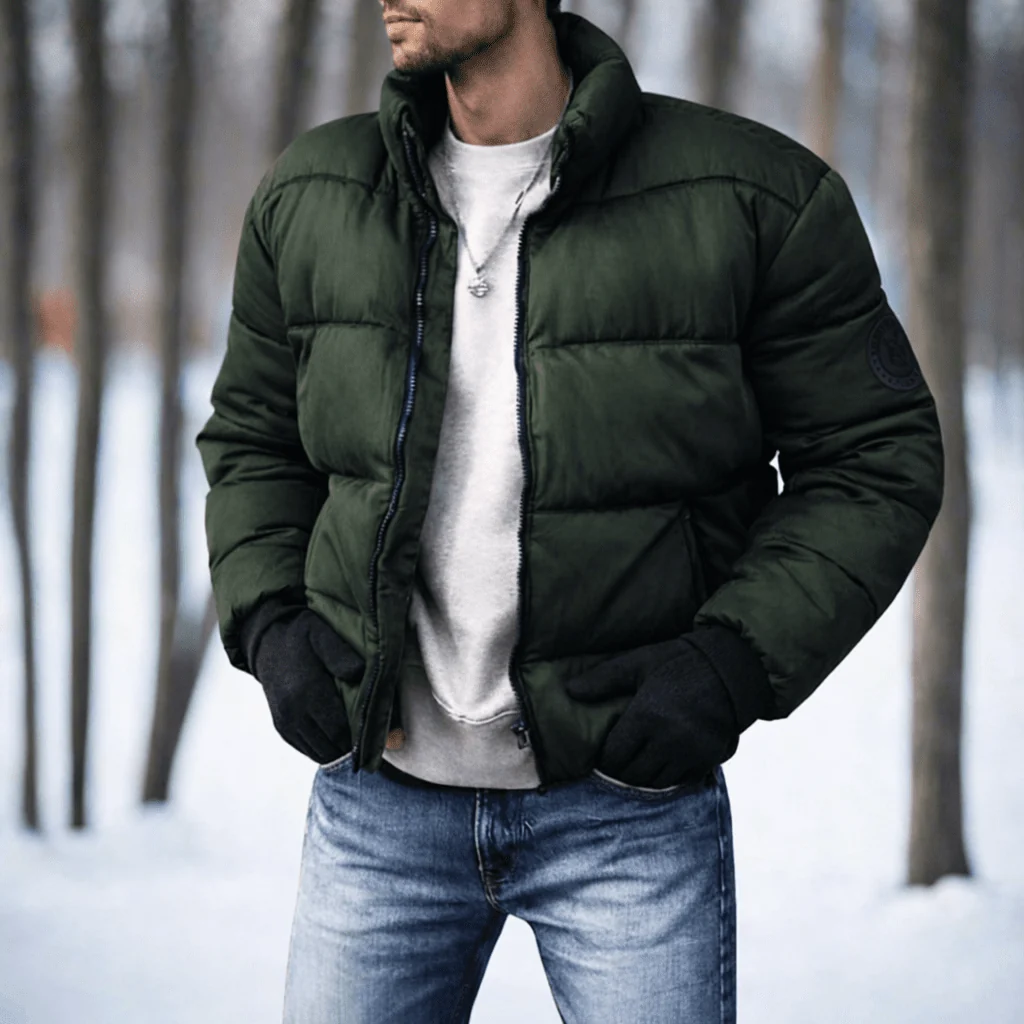 Doudoune Légère Homme – Col Montant