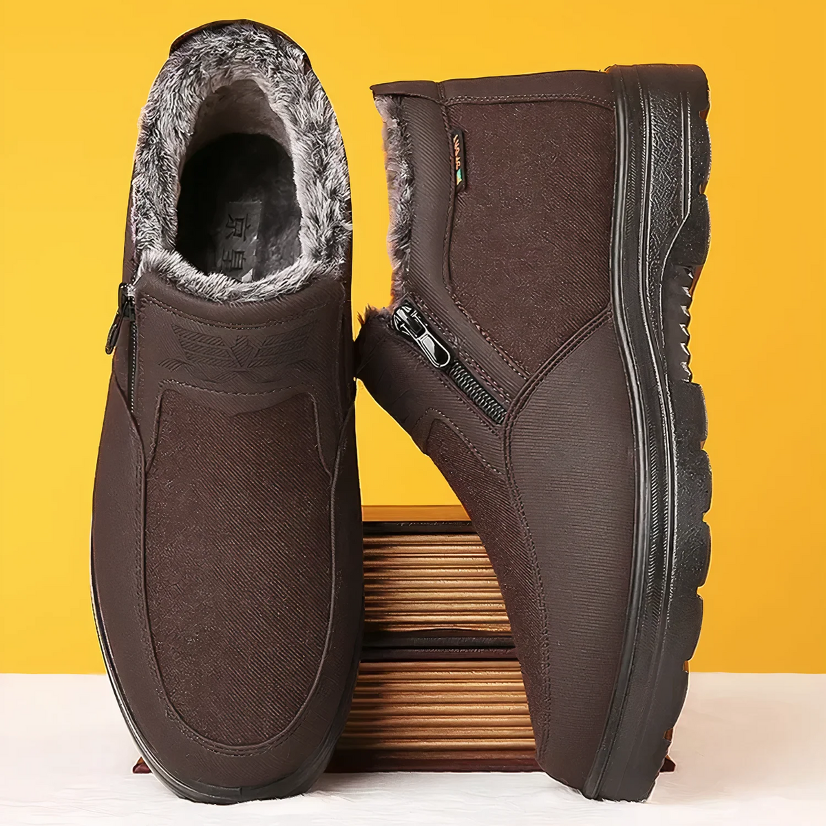 Bottes d'Hiver Homme – Semelle Robuste