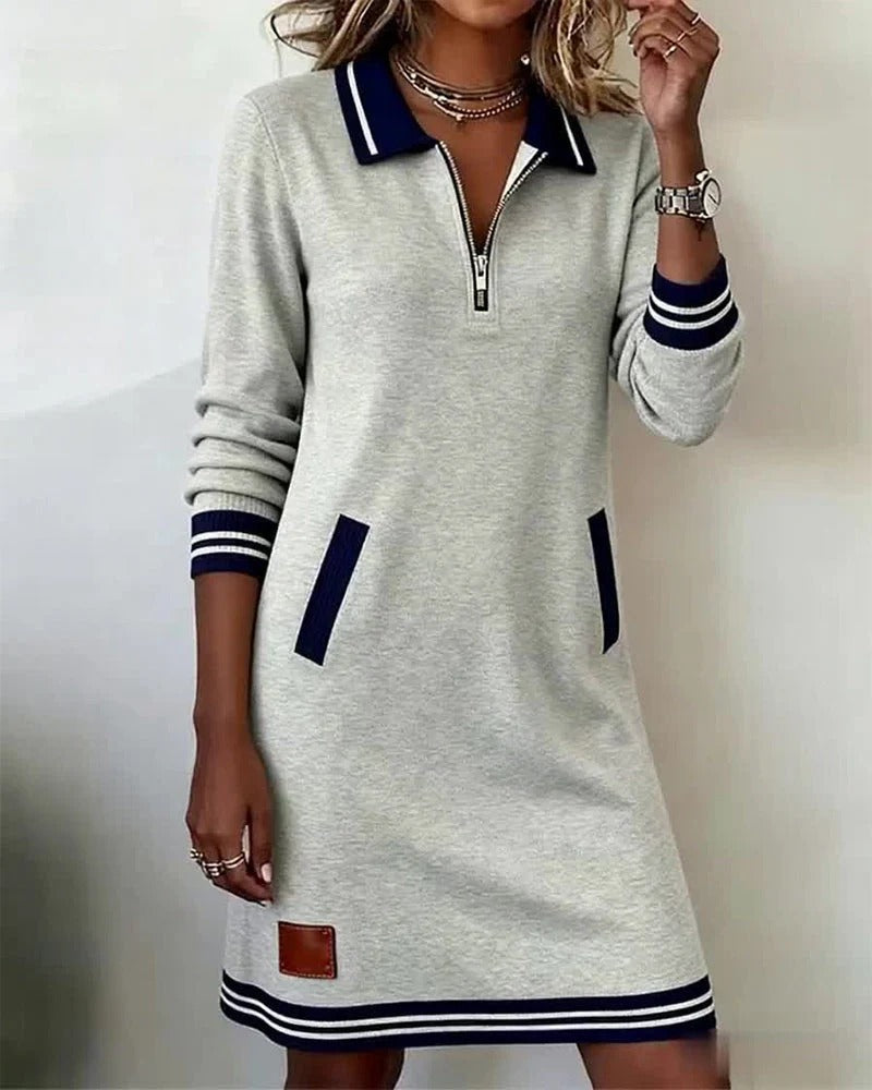 Robe Polo Femme – Col Zippé