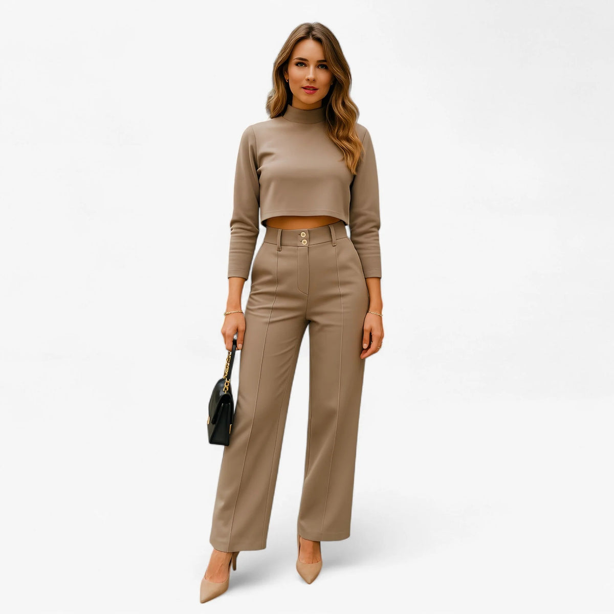 Ensemble Femme Haut et Pantalon – Coupe Fluide