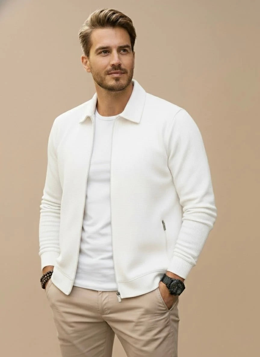 Gilet Zippé Homme – Col Montant
