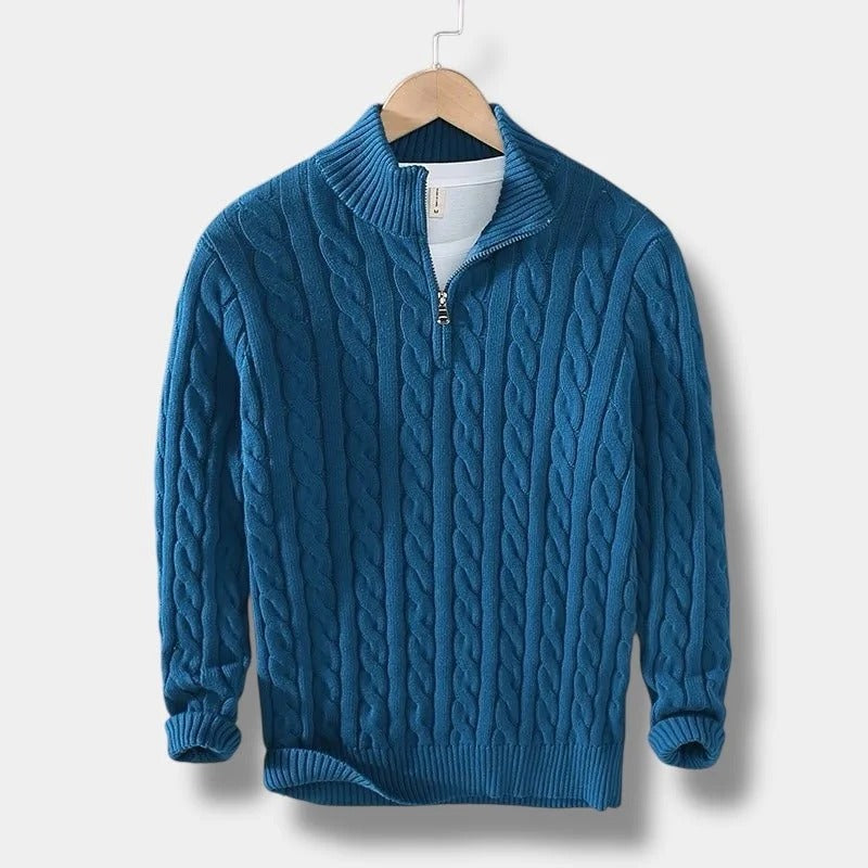 Pull Camionneur Homme – Maille Jacquard
