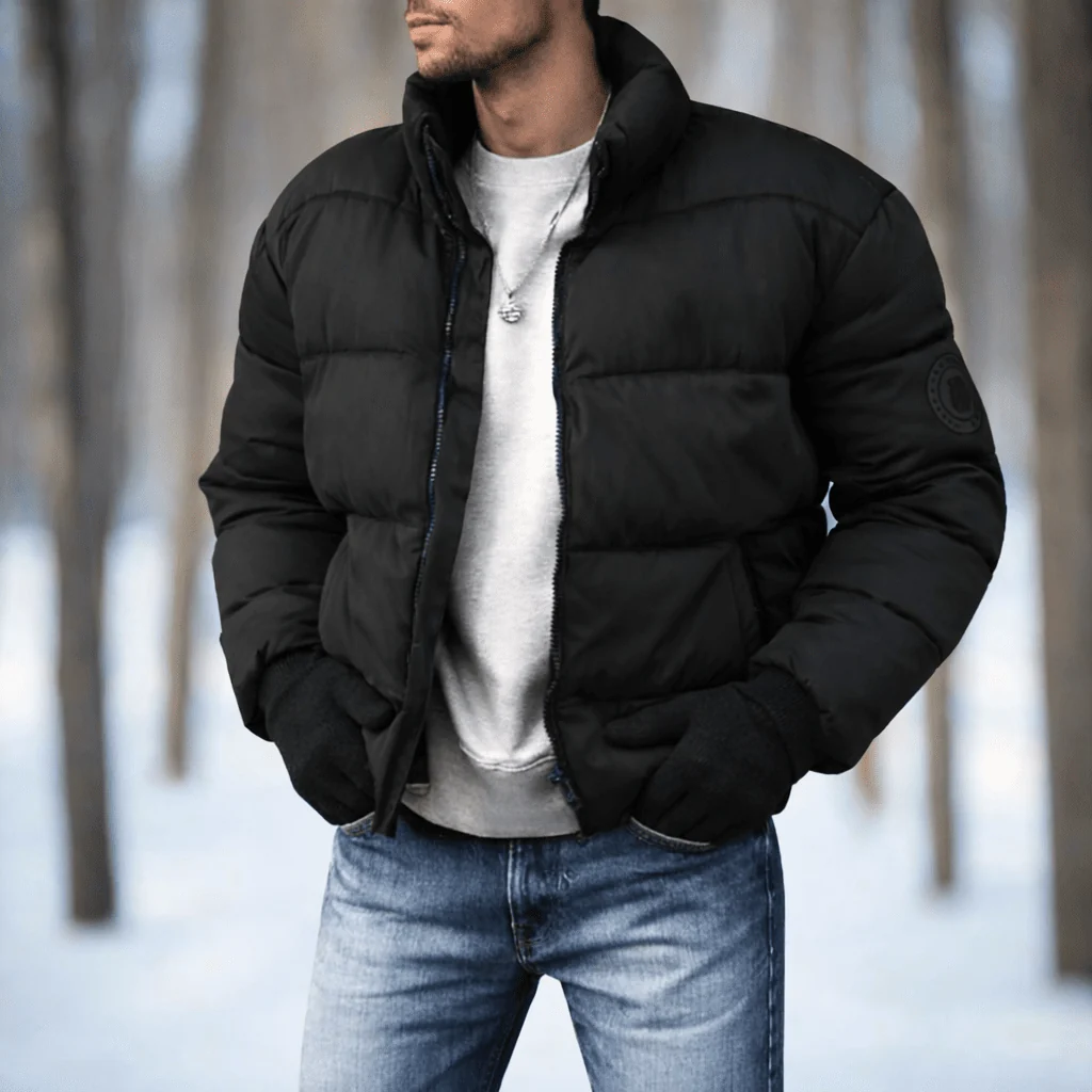 Doudoune Légère Homme – Col Montant