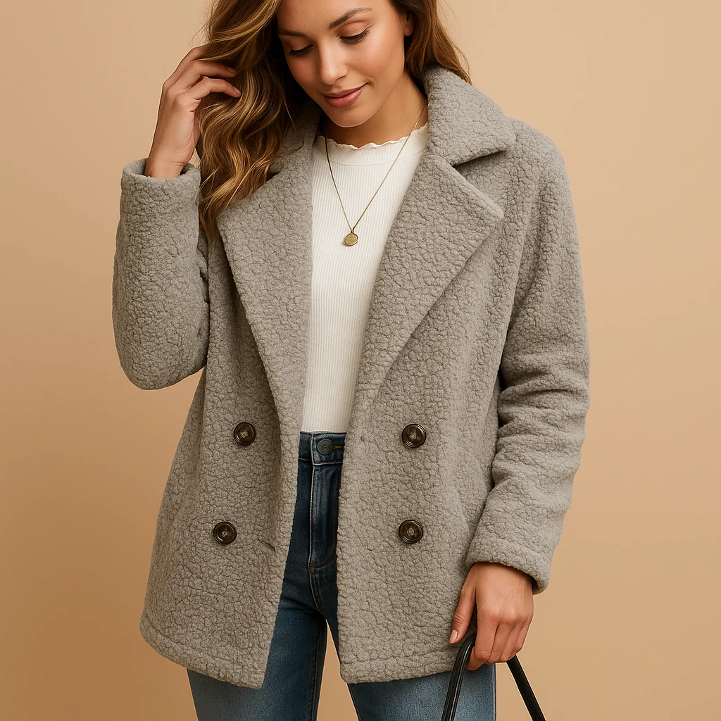 Manteau Court Femme – Coupe Cintrée
